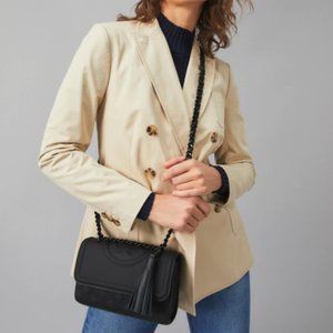 Tory Burch Fleming Matte Small Convertible Shoulder Bag New
